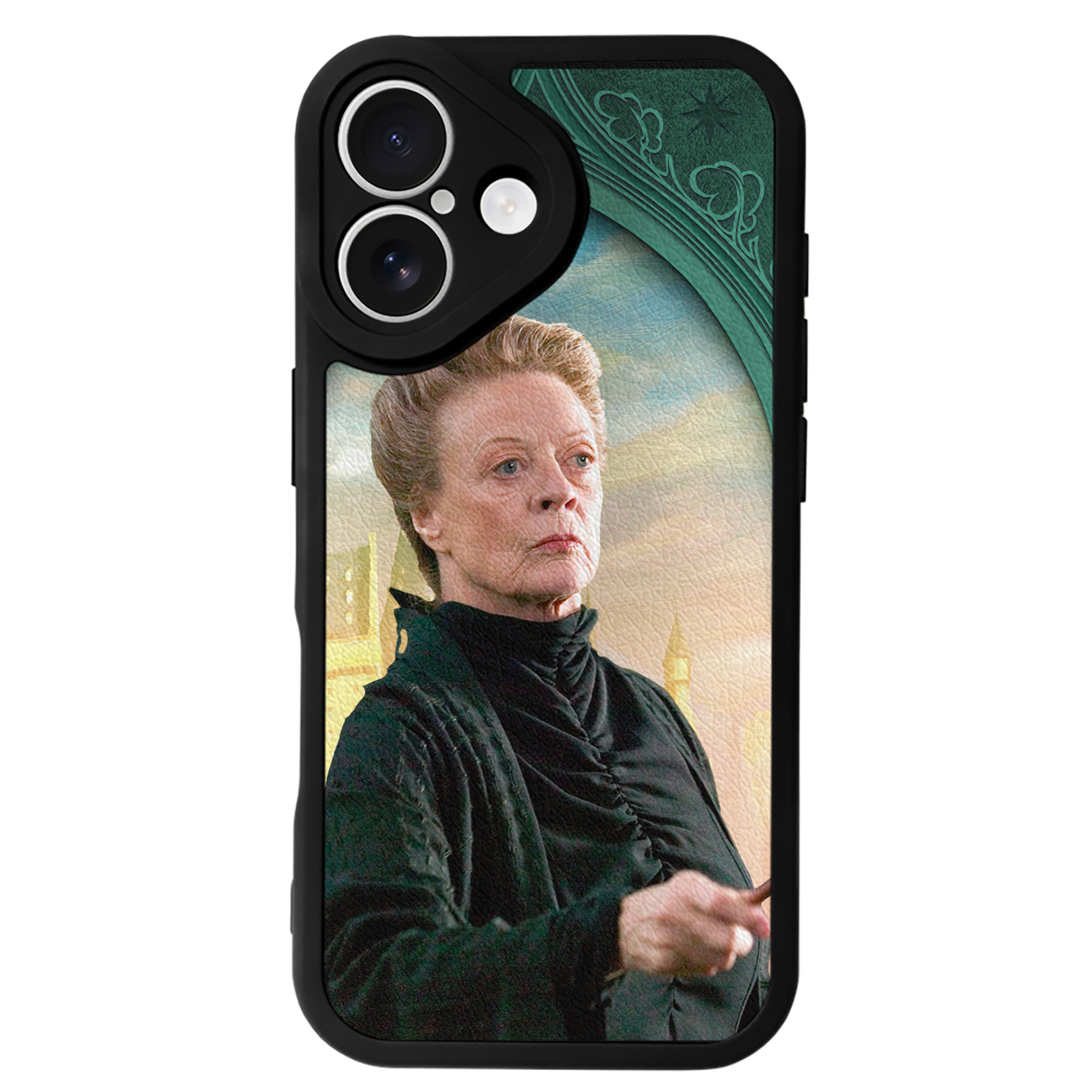 （画像用） Harry Potter ハリー・ポッターシリーズ 【iPhone 16シリーズ対応】シリコンスマホケース（レザー調） 材質：シリコン